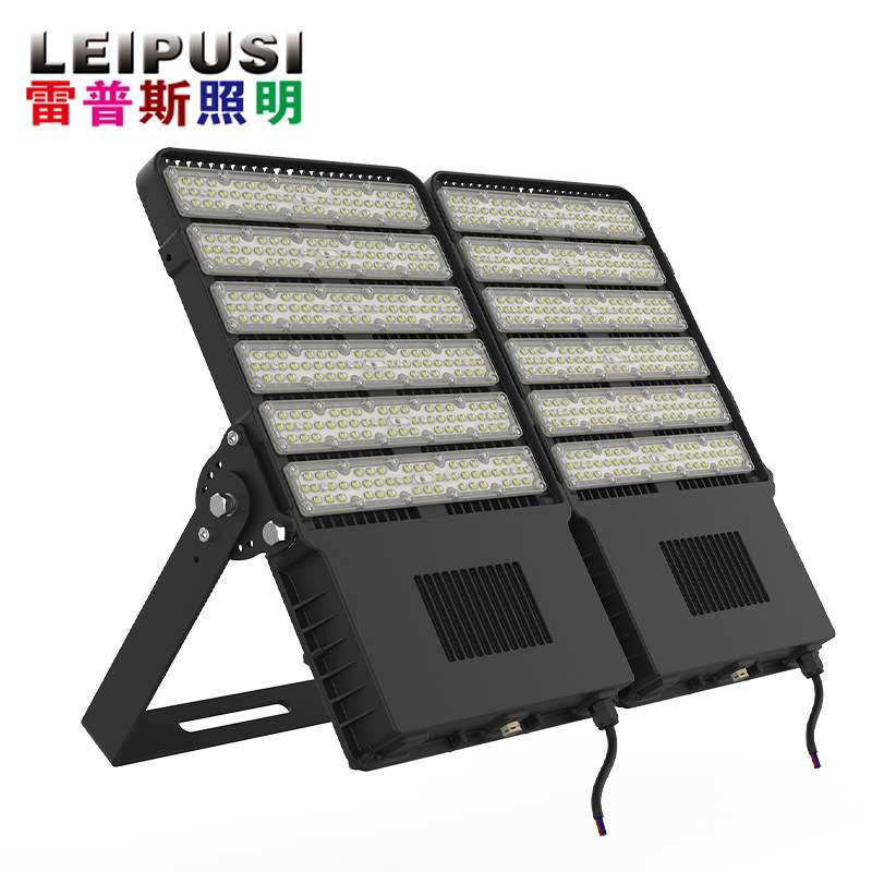 厂家LED投光灯300w600w800w广场路灯户外超亮防水led模组泛光灯