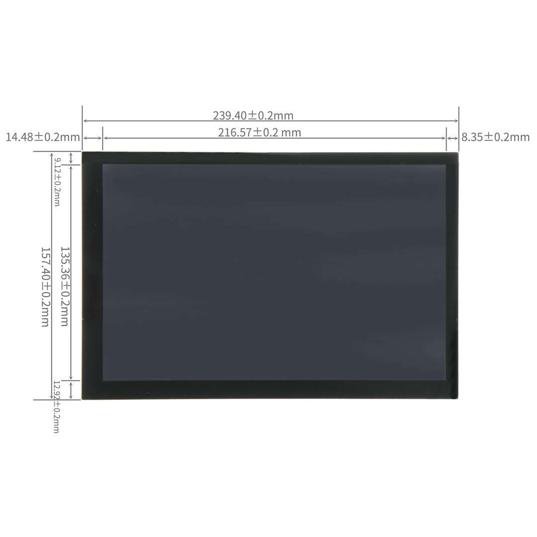 10.1寸树莓派HDMI 触摸屏液晶显示器 Raspberry Pi 3B+/4B 带外壳