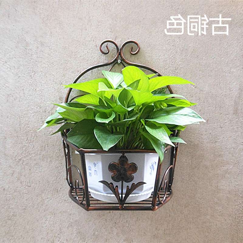 新款阳台壁挂式花架 挂壁 挂墙上 墙壁墙面花盆架子 绿萝外贸代发