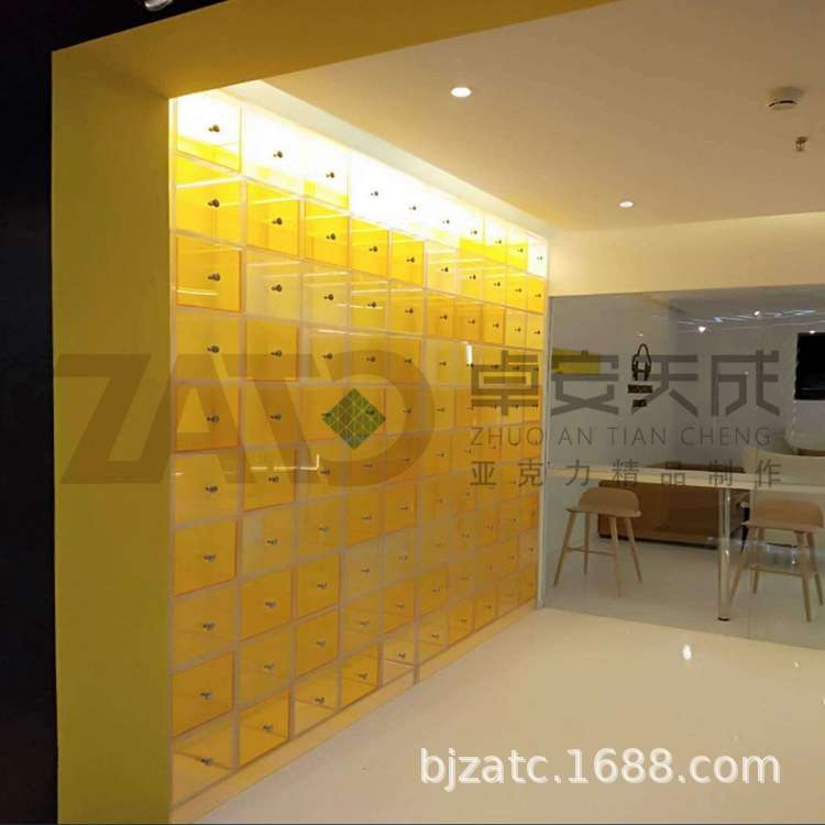有机玻璃墙柜体亚克力家居制品 制作加工各种展示柜 可来图订做