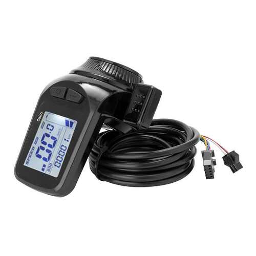 36-60V 350W 15A 无刷电机控制器+S886指拨转把锂电仪表套件