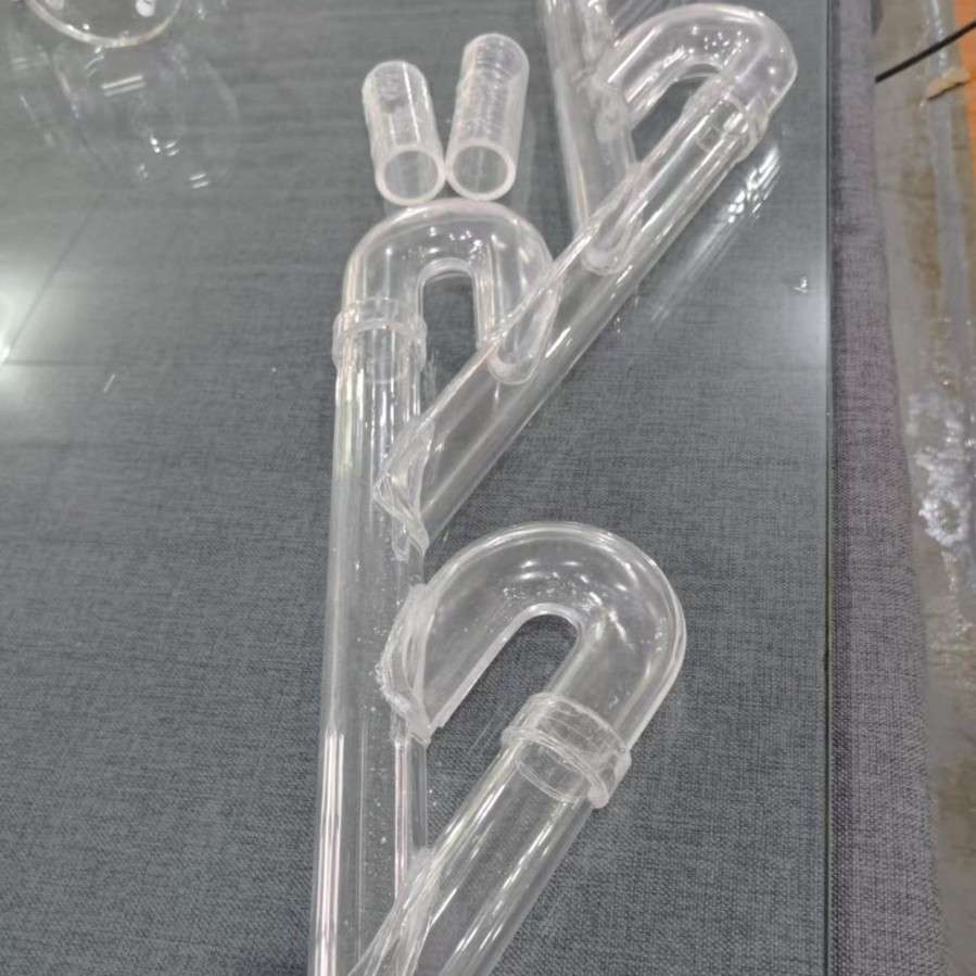 亚克力圆管热弯 透明有机玻璃管折弯实验仪器装置