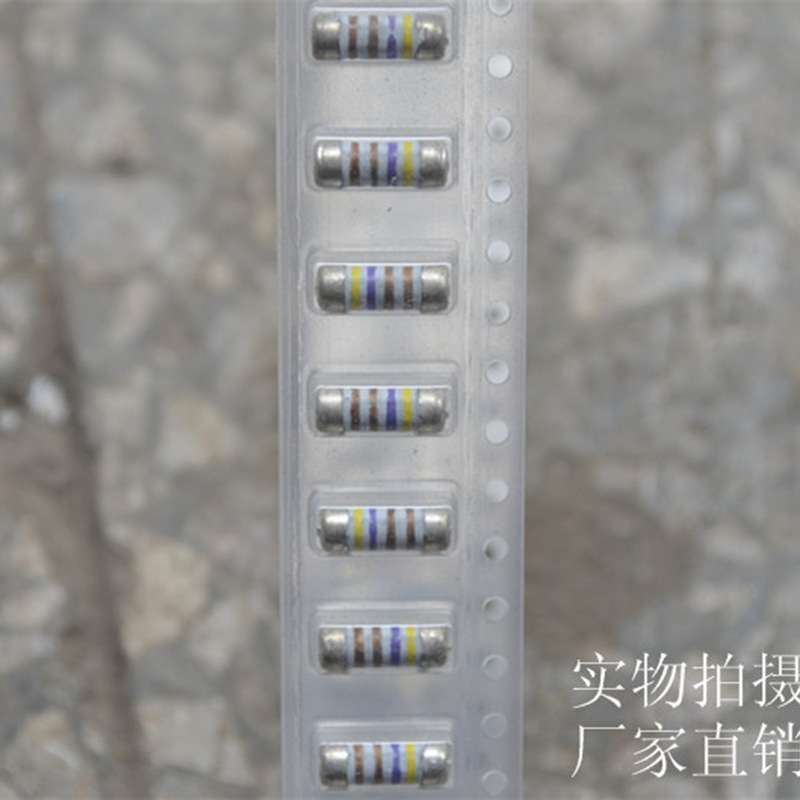 供应0207 0309 0410 贴片线绕电阻 10R 10Ω 精密晶圆电阻 圆柱型