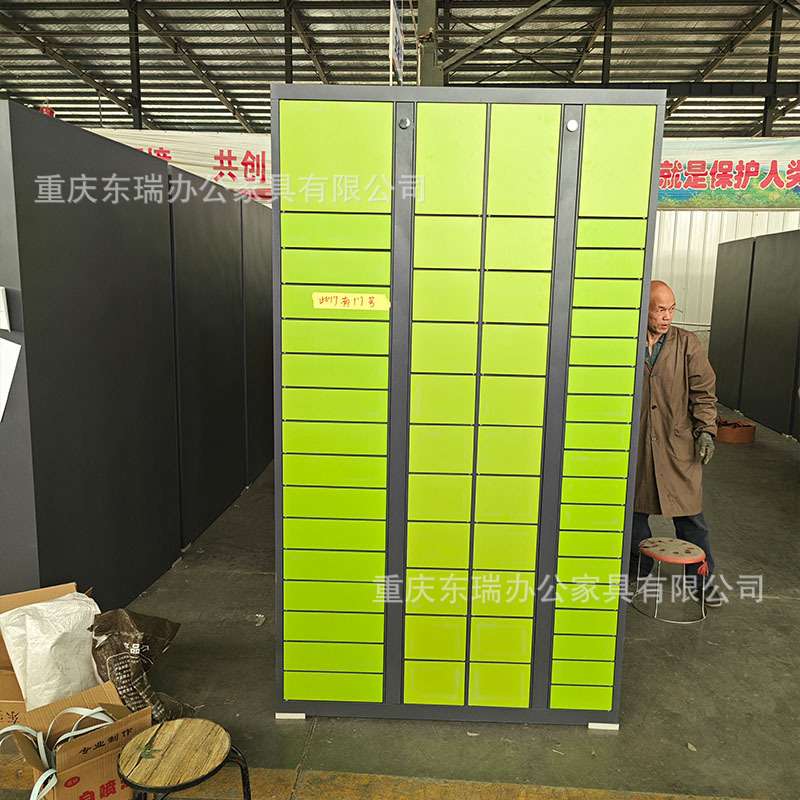 重庆智能快递柜菜鸟驿站存取件学校小区快递自提柜体加工尺寸设计