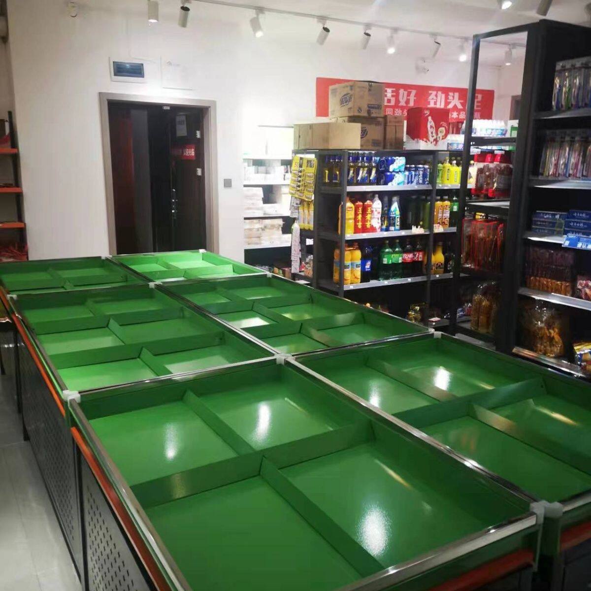 多用途生鲜货架超市便利中岛架水果蔬菜展示多功能堆头商用其他