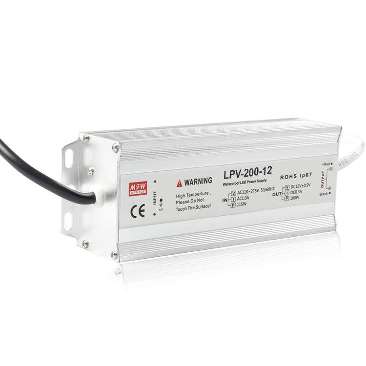 明伟LPV-200W-12V监控防水恒压电源日光灯开关电源 led驱动厂家