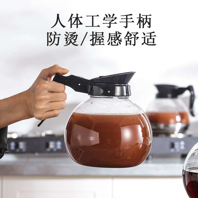 双头美式咖啡保温炉酒店自助餐厅用牛奶咖啡保温壶电热煲煮咖啡炉