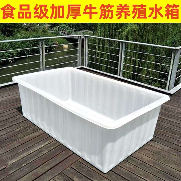 重庆牛筋箱塑料水箱周转箱水产养殖箱泡瓷砖养鱼养龟箱大号塑料箱