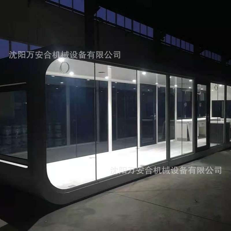 鞍山市 网红太空舱营地 景观民宿小屋沈阳流浪仓智慧商亭方舱设计