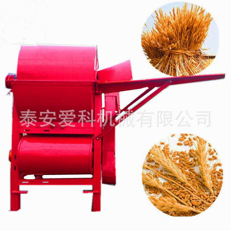 河北农用45型稻麦打粒机谷子绿豆稻麦脱粒机自动装袋电机柴油机
