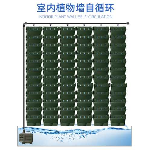 室内植物墙潜水泵小型花园鱼池抽水泵静音循环泵假山鱼缸水泵