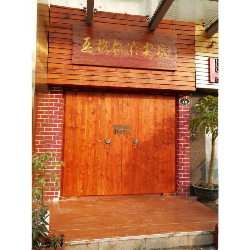 复古老榆木双开大门农村老式自建房进户大门仿古四合院进户双开门