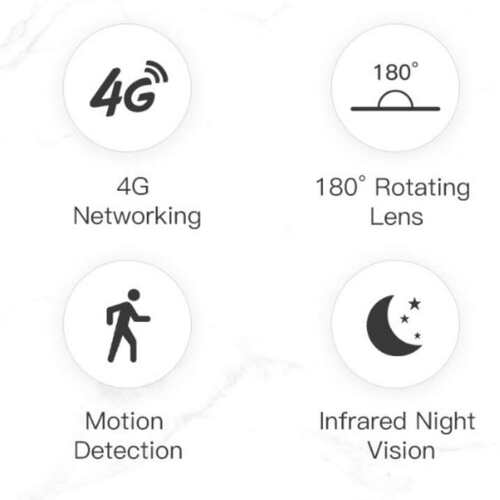 okam 5mp 4g portable recording camera face to face calling