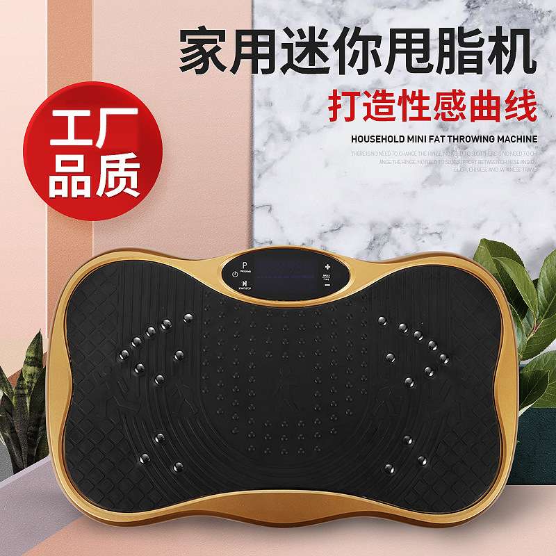 新款迷你震动甩脂机 家用甩脂机懒人健美塑身机收腹运动机抖抖机