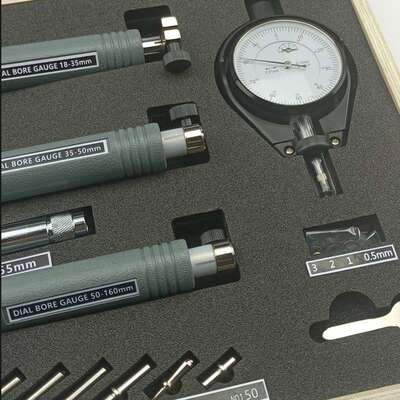 内径百分表千分内孔测量工具一套高精度量表内经量缸表头18-160mm