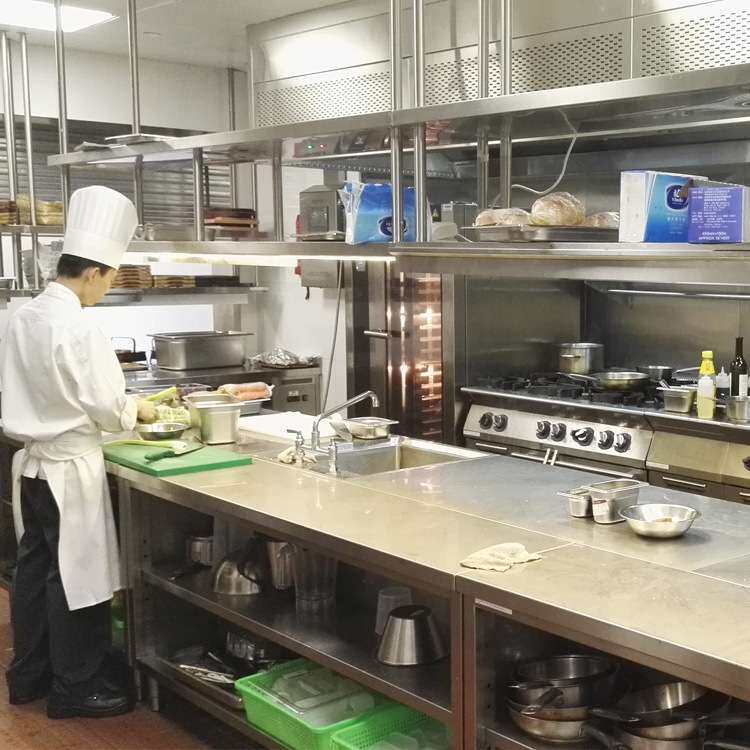 商用厨房设备不锈钢工作台学校工厂酒店食堂饭堂设备工程改造设计