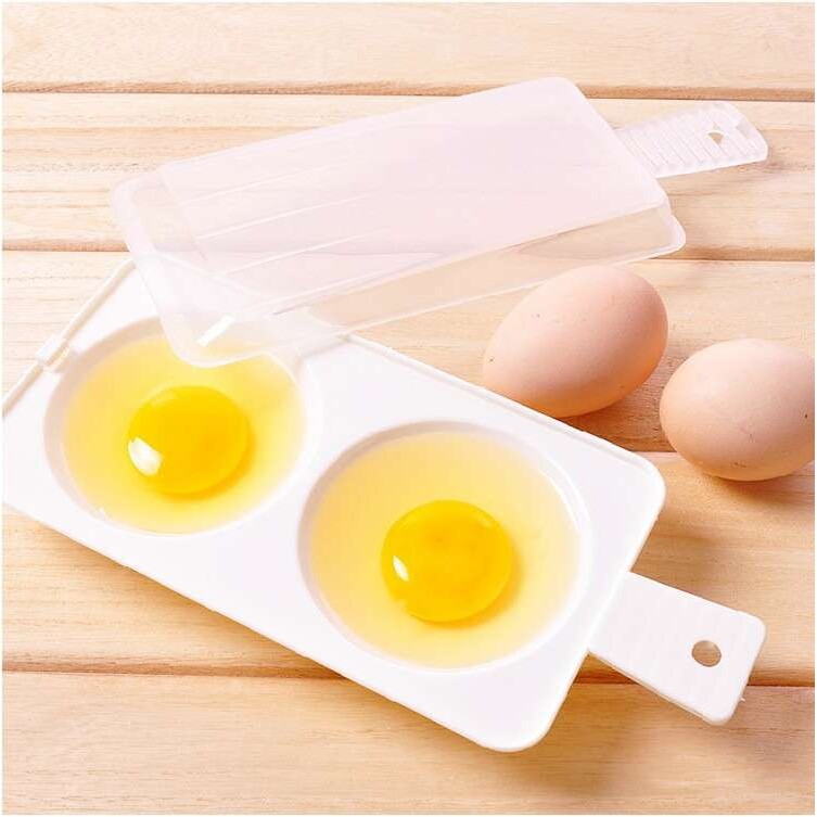 创意厨房微波炉蒸蛋器 保持水分 口感鲜嫩煮蛋工具 塑料蒸蛋盘