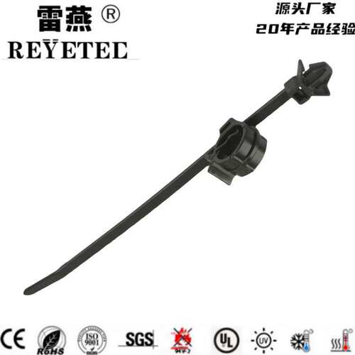 带管夹的分体式固定扎带  汽车扎带 156-01243/CN140AH7OC1A