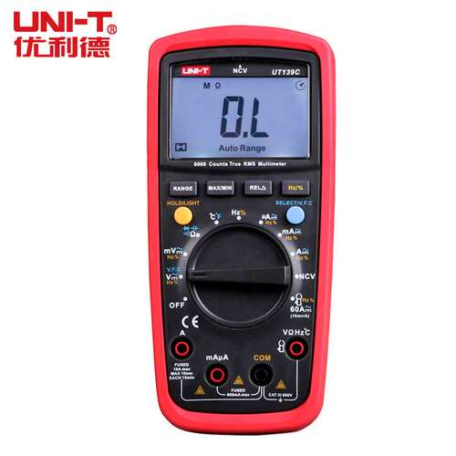 UNI-T 优利德UT139C真有效值数字万用表 自动量程万用表UT139A