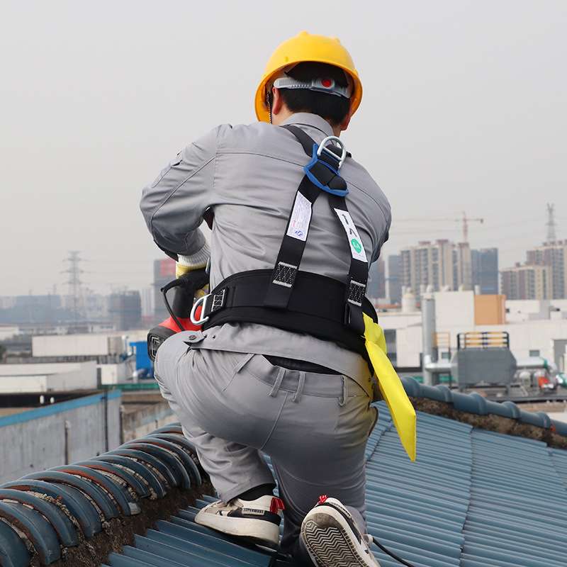 安全带快插电工作业高空安全绳套装户外防坠落半身保险带GM8033