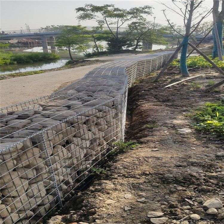防爆墙网景观石笼养电焊石笼网防护网笼园林墙装石头铁丝网钢筋网