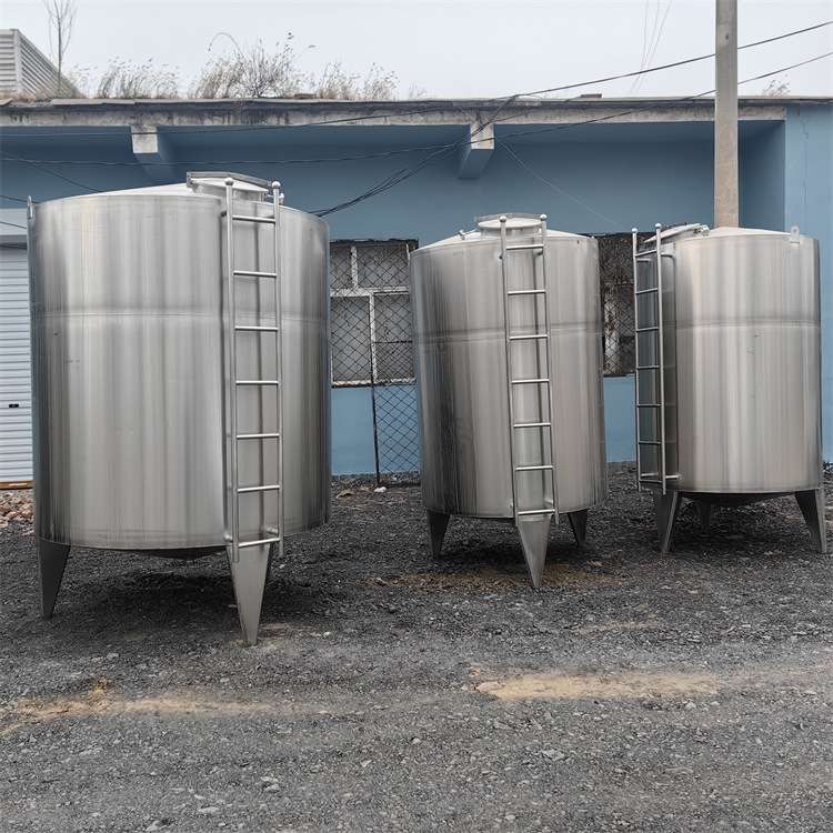食品304不锈钢储罐 立式5吨单层白钢304立式储水罐液体储存罐