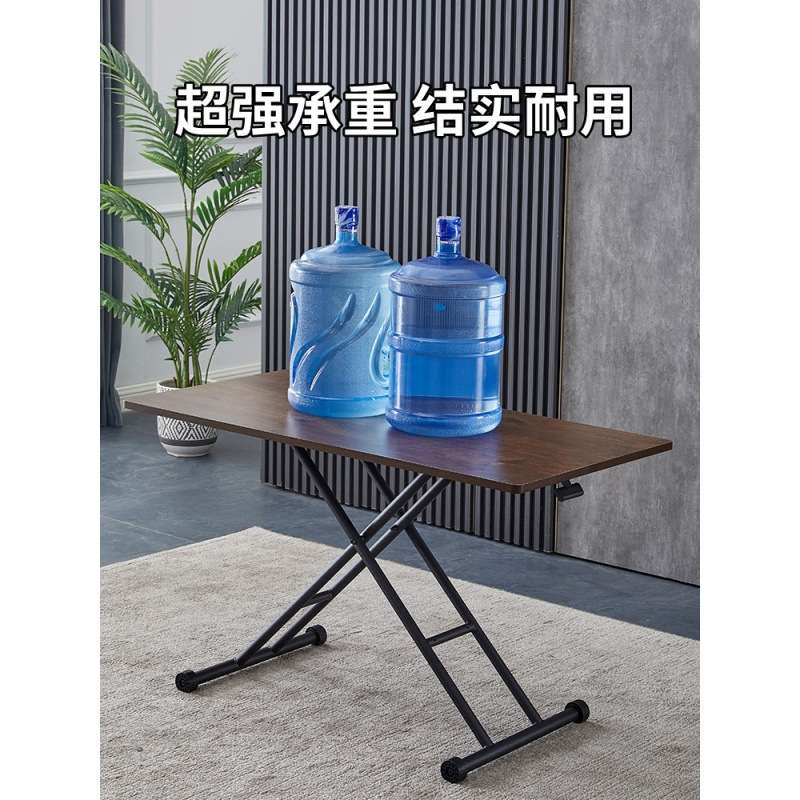 折叠桌子简易小户型升降餐桌茶几饭桌家用可收纳阳台折叠桌出租房