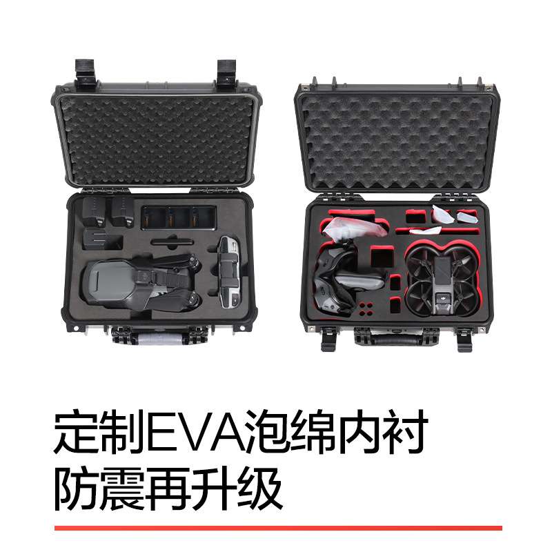 仪器防护箱箱手提式塑料设备拉杆箱防水箱海绵工具箱防震箱