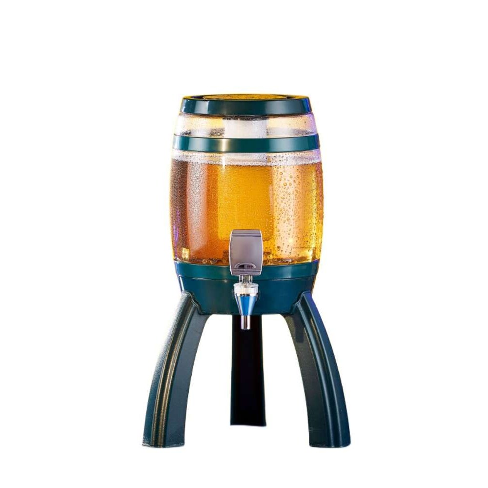 欧式扎啤酒炮桶带彩灯商用精酿啤酒酒具可乐饮料网红3升酒泡