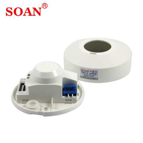 SOAN索安微波感应开关雷达感应器人体微波感应开关220V