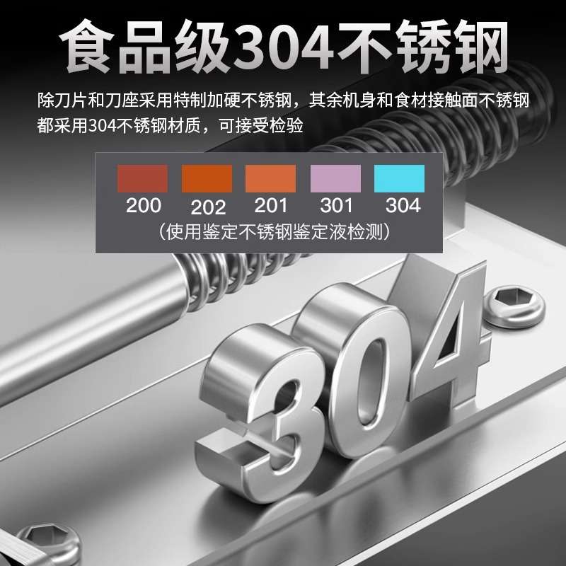 羊肉卷切肉机切骨机家用多功能不锈钢切片机手动小型肥牛冻肉卷机
