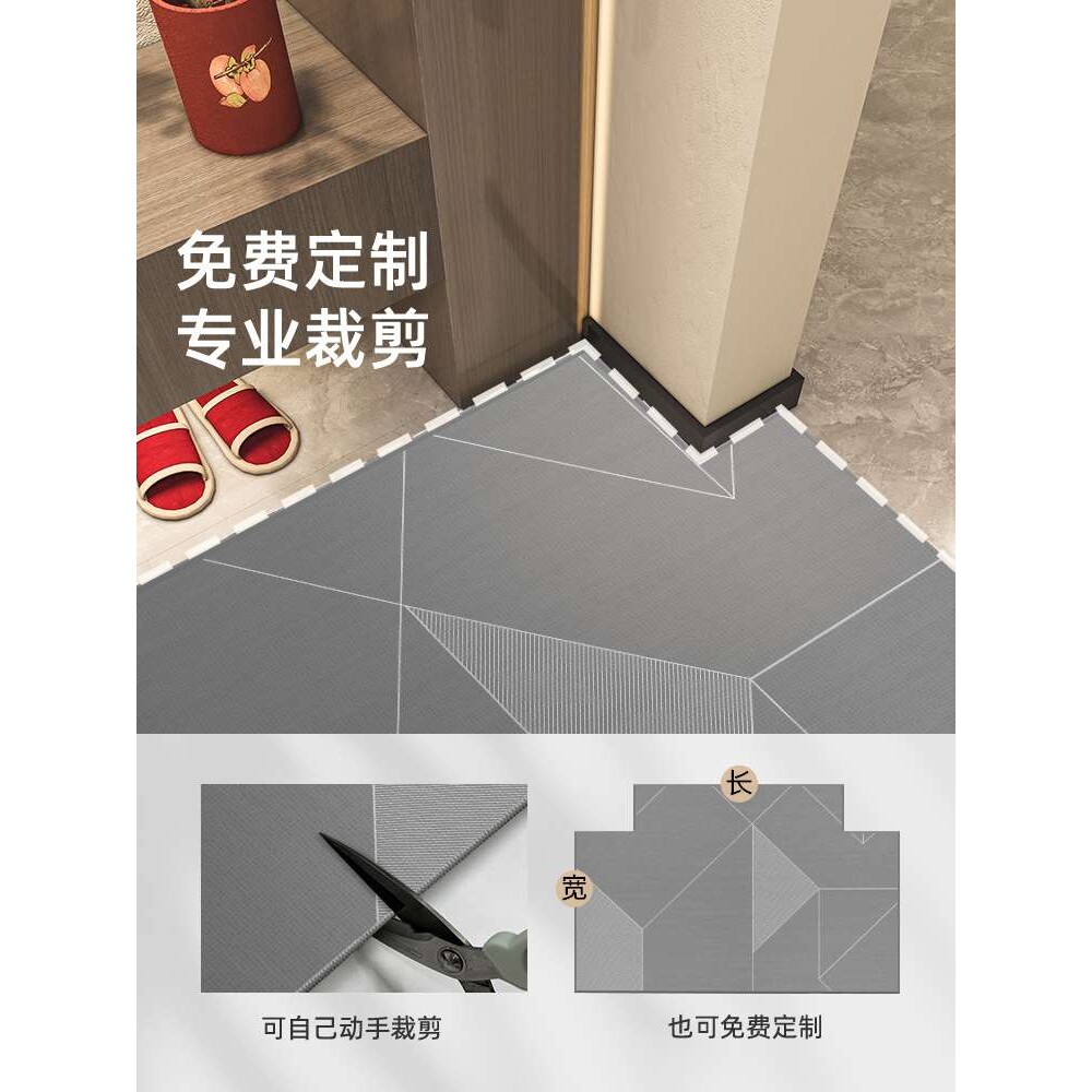 入户门地垫可裁剪耐脏玄关脚垫简约防滑地毯门垫进门门口家用