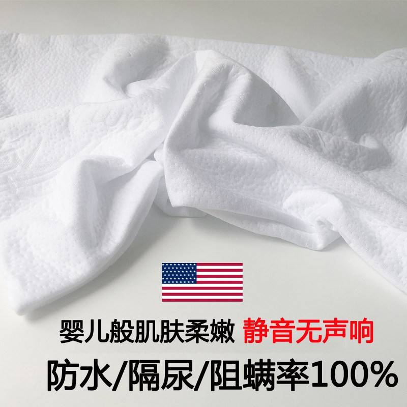 溥畔年 外贸出口防水床笠隔尿防螨虫床罩儿童席梦思床垫保护套透