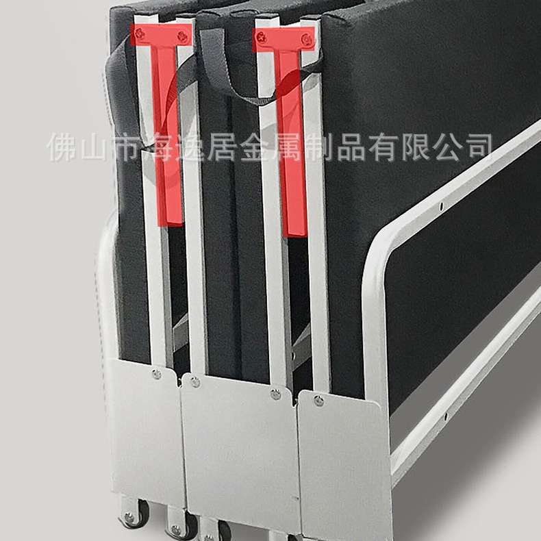 校园午休折叠床午休床垫一体五金配件折叠床加厚加固特厚可收单人
