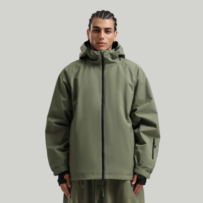 2526新款滑雪服女纯色工装单板防风防水透气情侣外贸专业滑雪服男