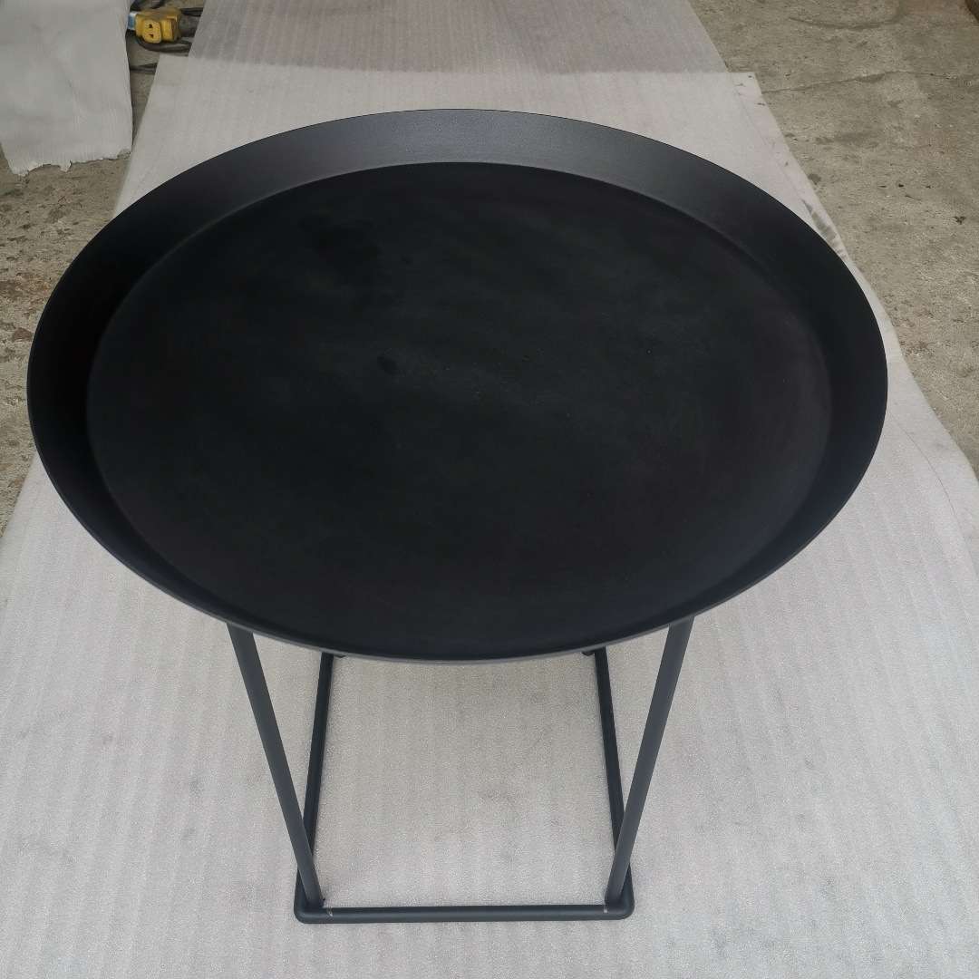 铁艺边几床头圆桌沙发矮桌简约现代小茶几格拉登托盘桌