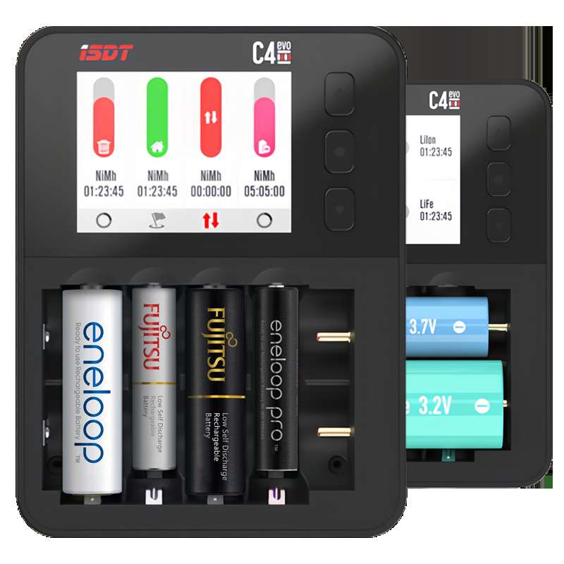 艾斯特ISDT C4EVO智能充电器柱状电池 NiMH NiCD 18650锂离子电池