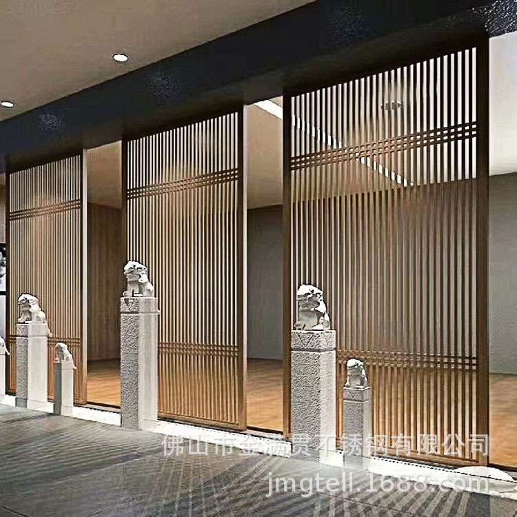 厂家销售 304不锈钢欧式屏风花格隔断 酒店大厅/家居屏风工程装饰