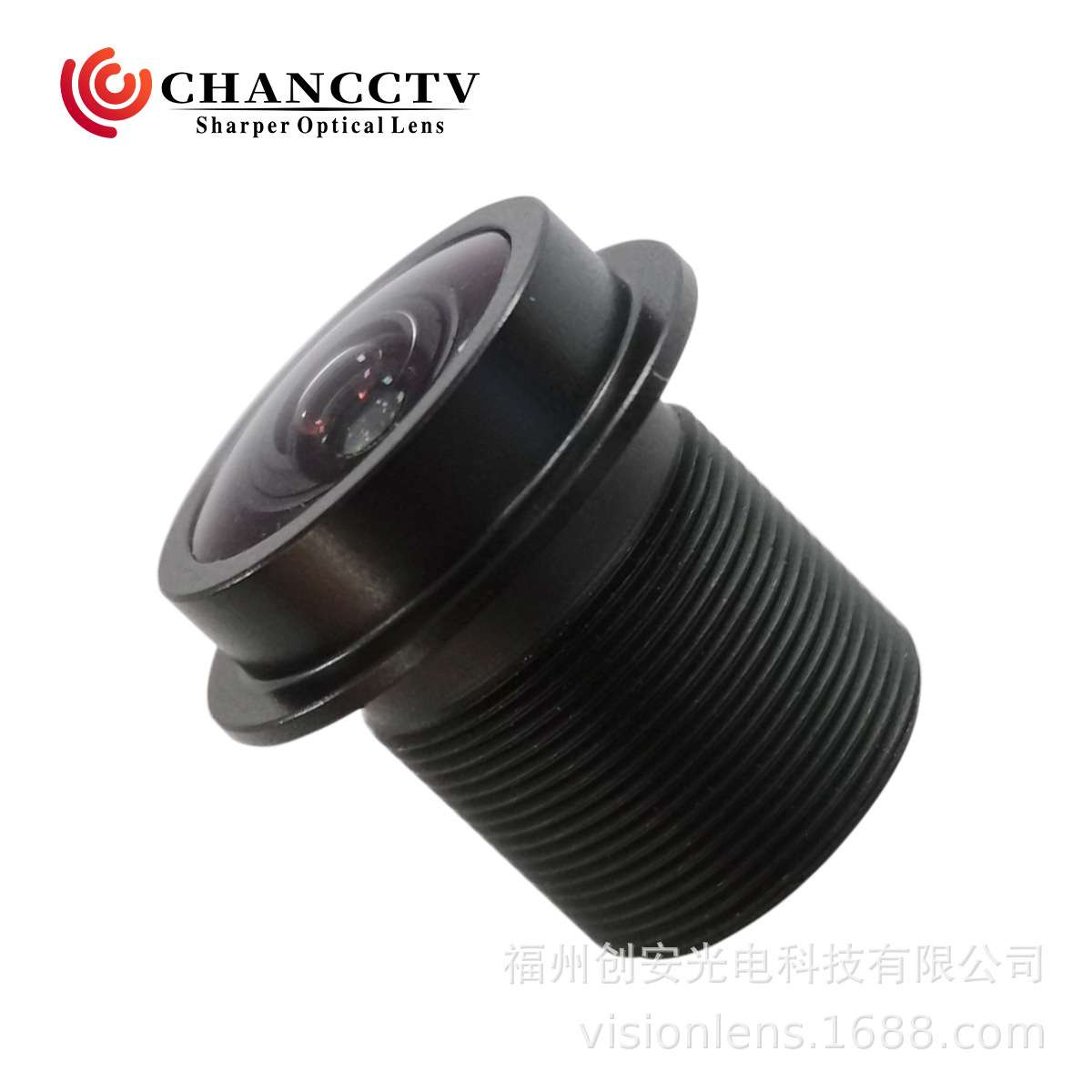 创安光电 3.93mm 1/1.8″F1.6运动相机安防广角智能AI镜头