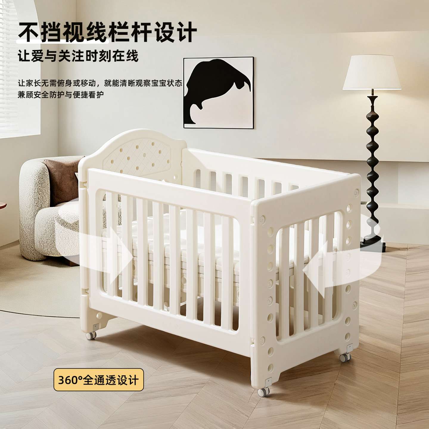 婴儿尿布台宝宝抚触护理台换尿布可移动新生儿洗浴婴儿床其他塑料
