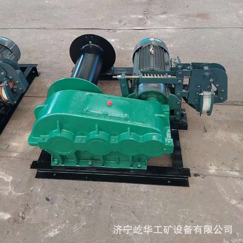 屹华 电动建筑卷扬1吨2吨小型电磁快速提升机慢速液压起重机械
