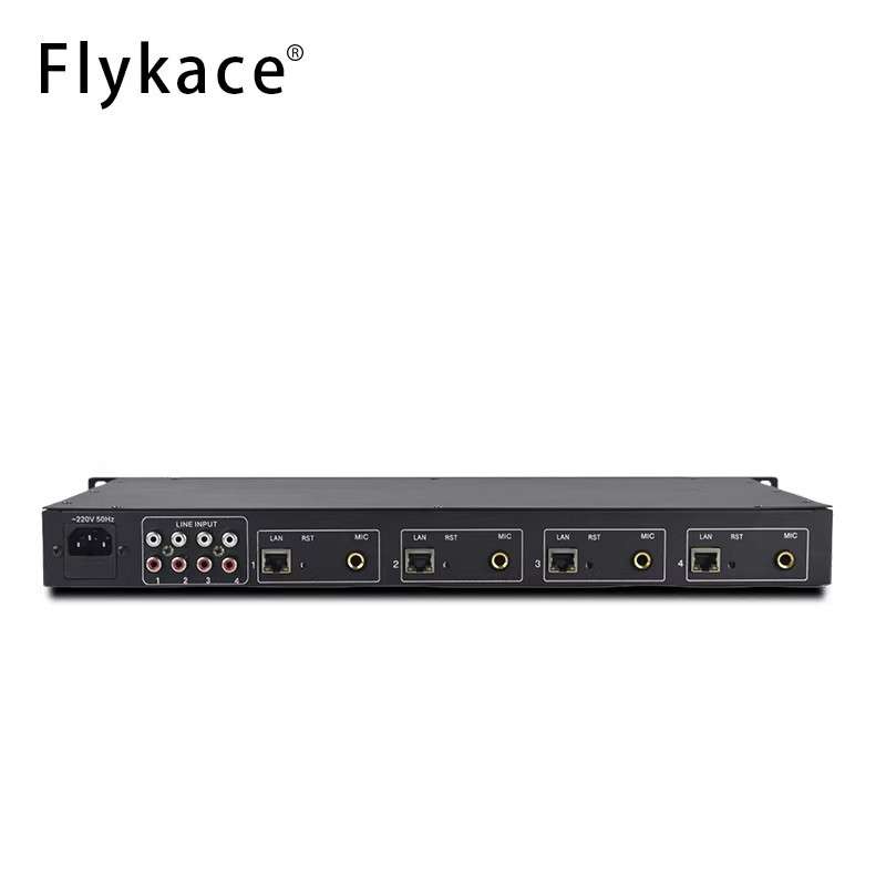 ZH-IP220四路音频采集器 模拟音频转IP网络信号采集 IP网络广播系