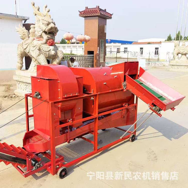 1200型号花生摘果机干湿两用花生打果机花生去秧子机器有自动装袋