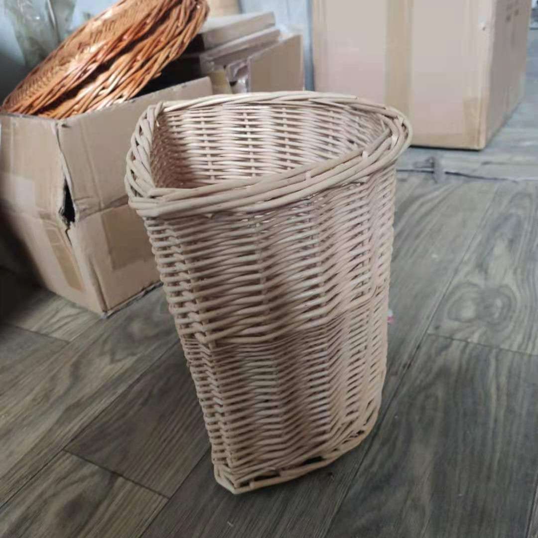 猫狗自行车前把手篮子宠物座椅手把柳条公路自行车篮子宠物猫狗笼