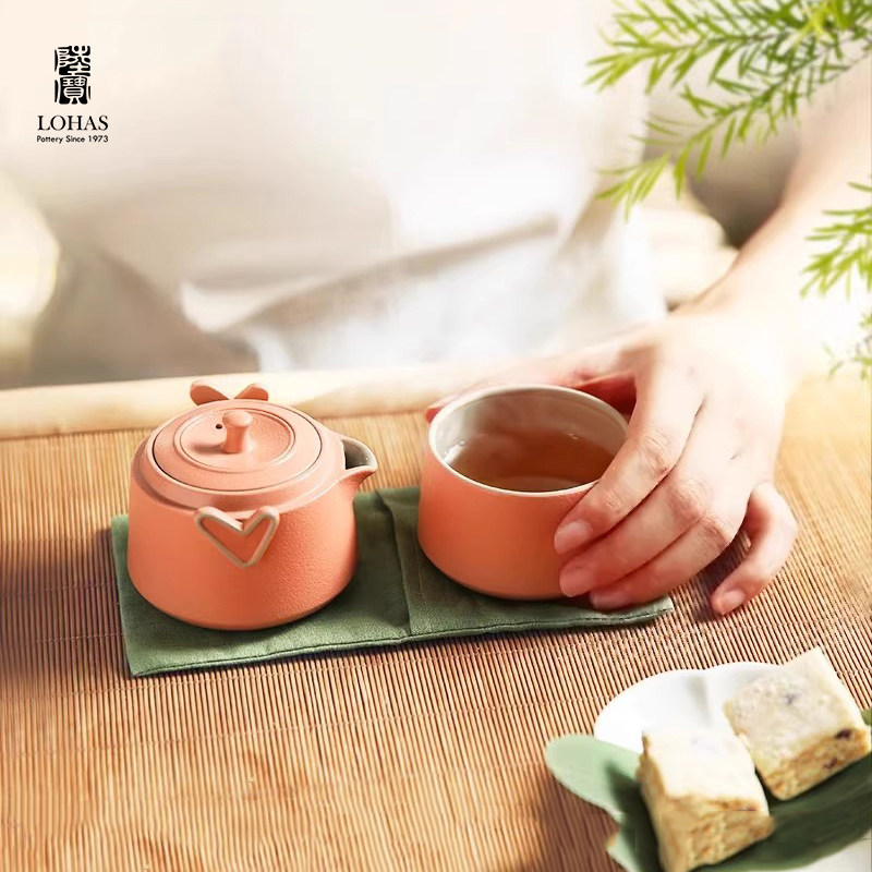 台湾陆宝一壶一杯旅行茶具便携式一人饮茶壶轻奢高档茶具心想事成,餐饮具,旅行茶具,淘宝优惠券,粉丝福利购,淘宝优惠卷