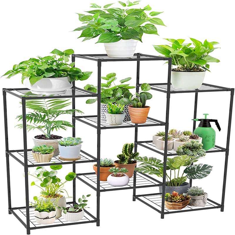 室内植物支架金属户外分层植物架桌面花盆架适用窗户花园阳台客厅