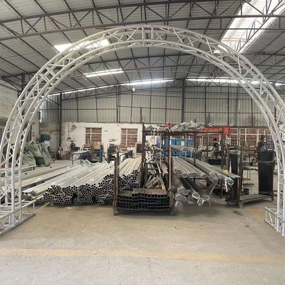 Aluminumtrussstage铝合金舞台设备演出灯光插销架铝型材舞台搭建