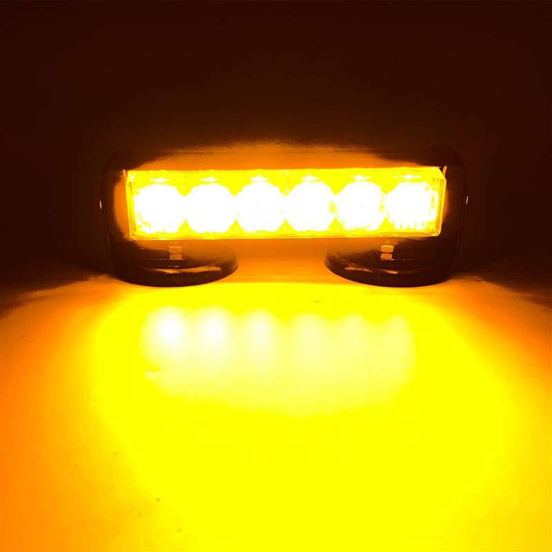 汽车充电式免接线爆闪灯警示灯LED远光狗吸顶灯暴闪路障灯反击灯