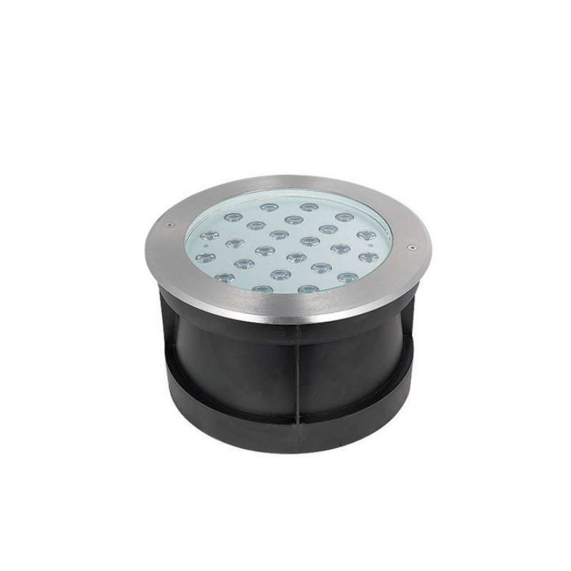 led水下地埋灯304不锈钢12v24V嵌入式泳池水池射灯RGB七彩喷泉灯