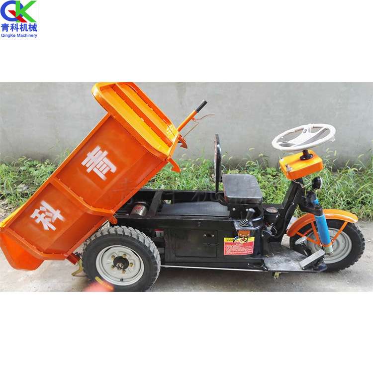自卸三轮翻斗车 电动蹦蹦车 建筑工地施工运料车  爬坡能力强
